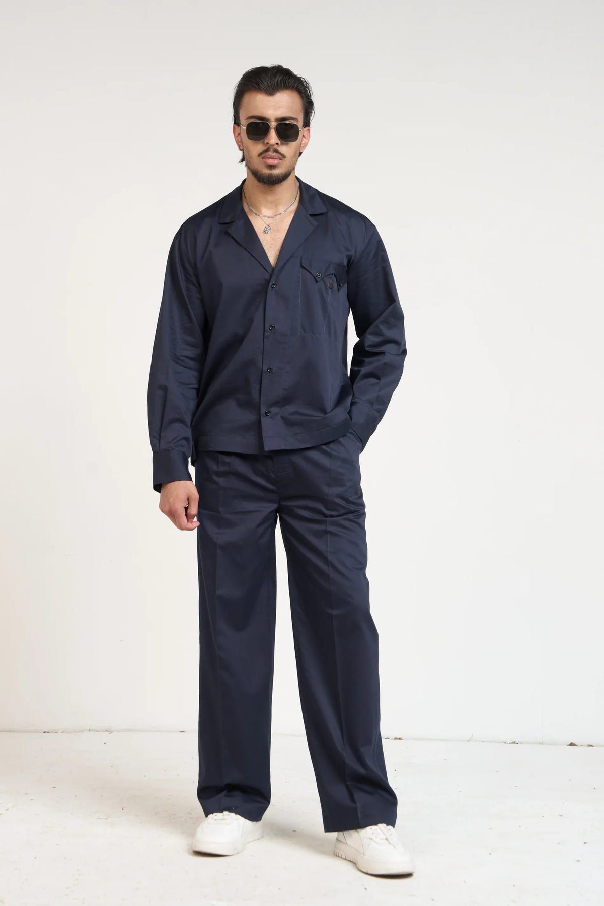Navy Essential Men Co-ord Set - - image 6