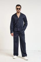 Navy Essential Men Co-ord Set - view 6