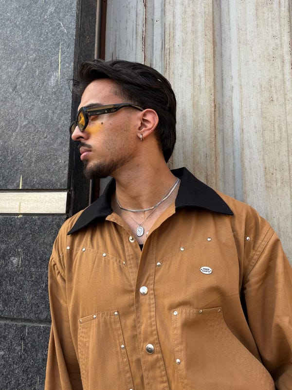 Inner Saints — Tan Brown Full-Sleeve Jacket