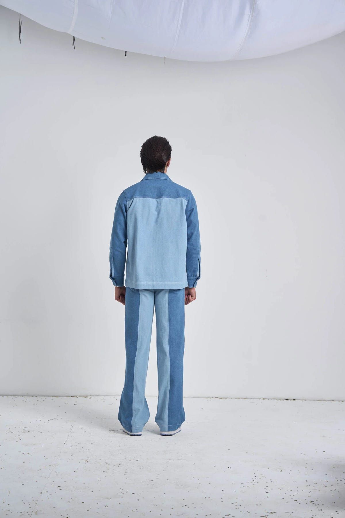 Men Twin Tone Denim Set - image 5