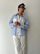Blue Striped Shirt view 2