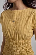 YELLOW STRETCH TOP & SKIRT view 6