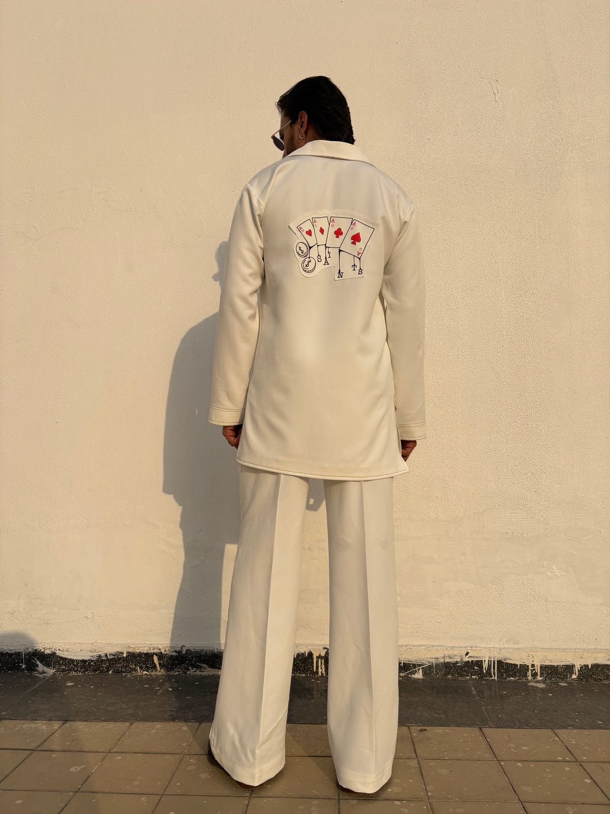 White Classic Kurta Co-ord - image 9