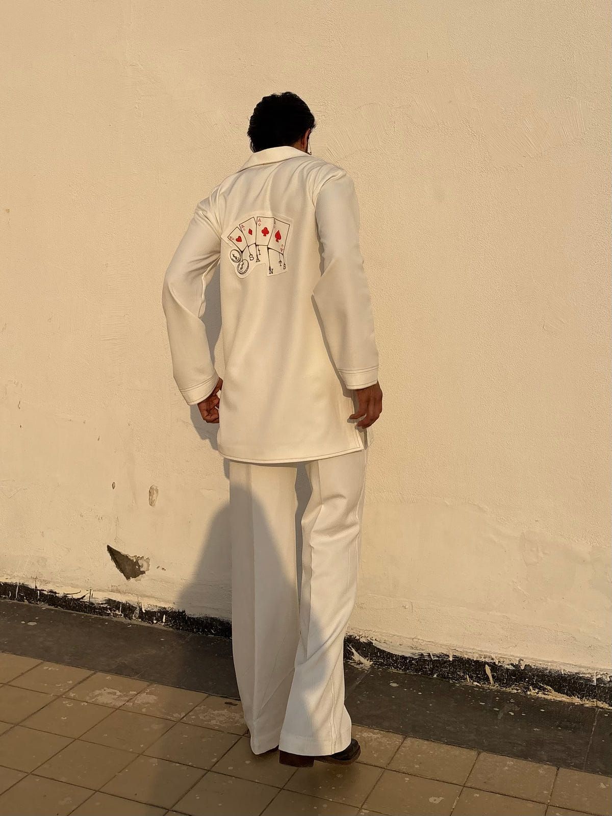 White Classic Kurta Co-ord - image 10