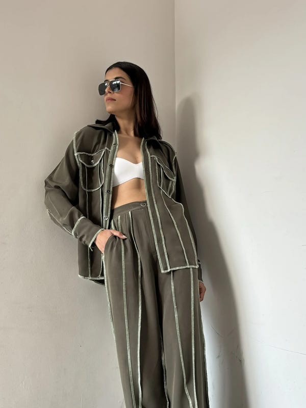Inner Saints — Deep Green Essential Co-ord Set