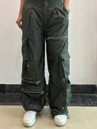 UNISEX PARACHUTE OVERSIZED CARGO PANTS view 2