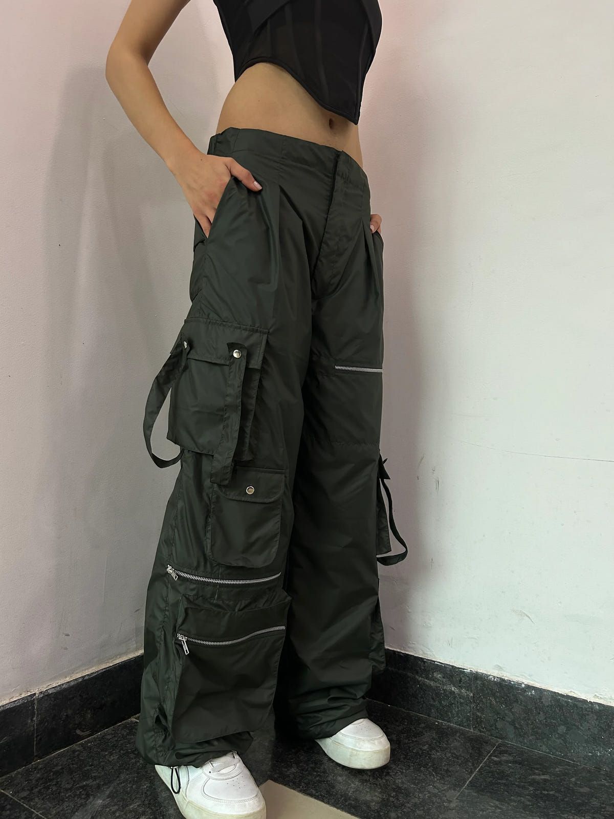 UNISEX PARACHUTE OVERSIZED CARGO PANTS - image 3