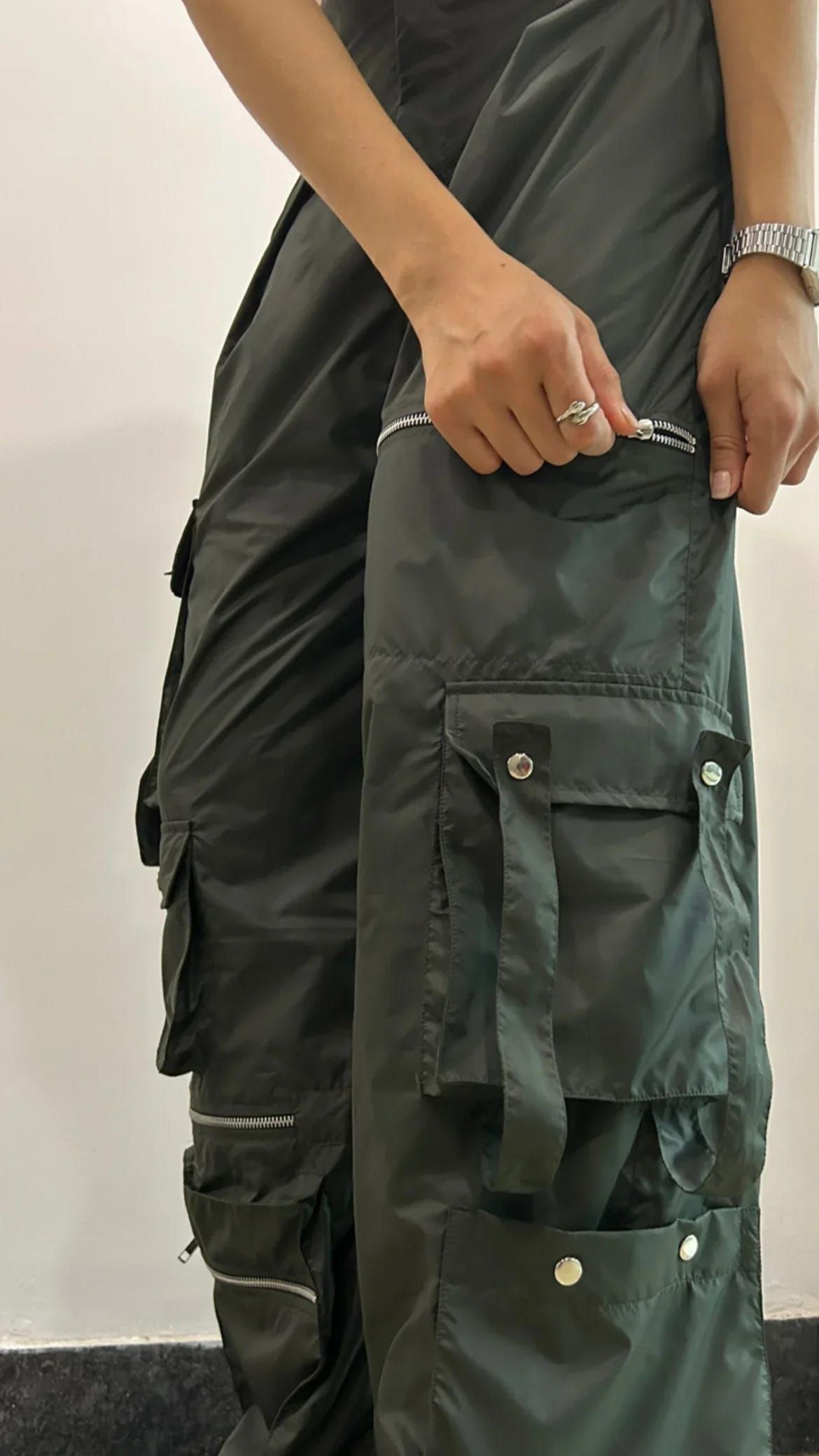 UNISEX PARACHUTE OVERSIZED CARGO PANTS - image 6