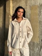 Ecru Women Full Sleeves Co-ord Set view 1