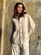 Ecru Women Full Sleeves Co-ord Set view 3