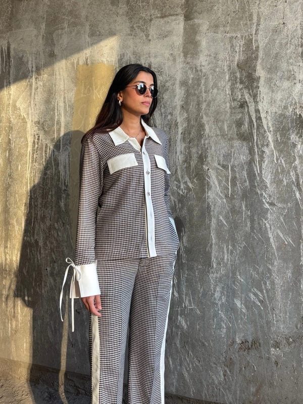 Inner Saints — Black & White Houndstooth Set