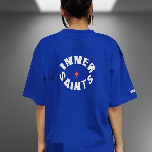 In My Dreams 04:20 Oversized Blue T-shirt - image 2