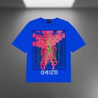 In My Dreams 04:20 Oversized Blue T-shirt view 3