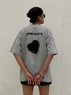 One Last Time Smoke Grey Oversized T-Shirt view 5