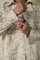 Snakeskin Print Shirt & Pants Set view 3