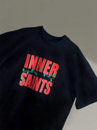 High Street Genes Black Oversized T-shirt view 4