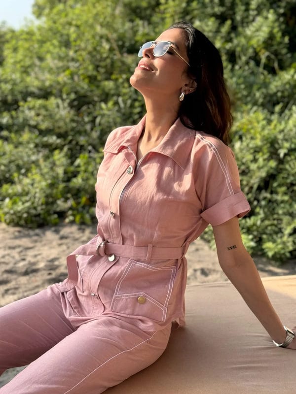 Inner Saints — Rosy Belted Co-ord Set