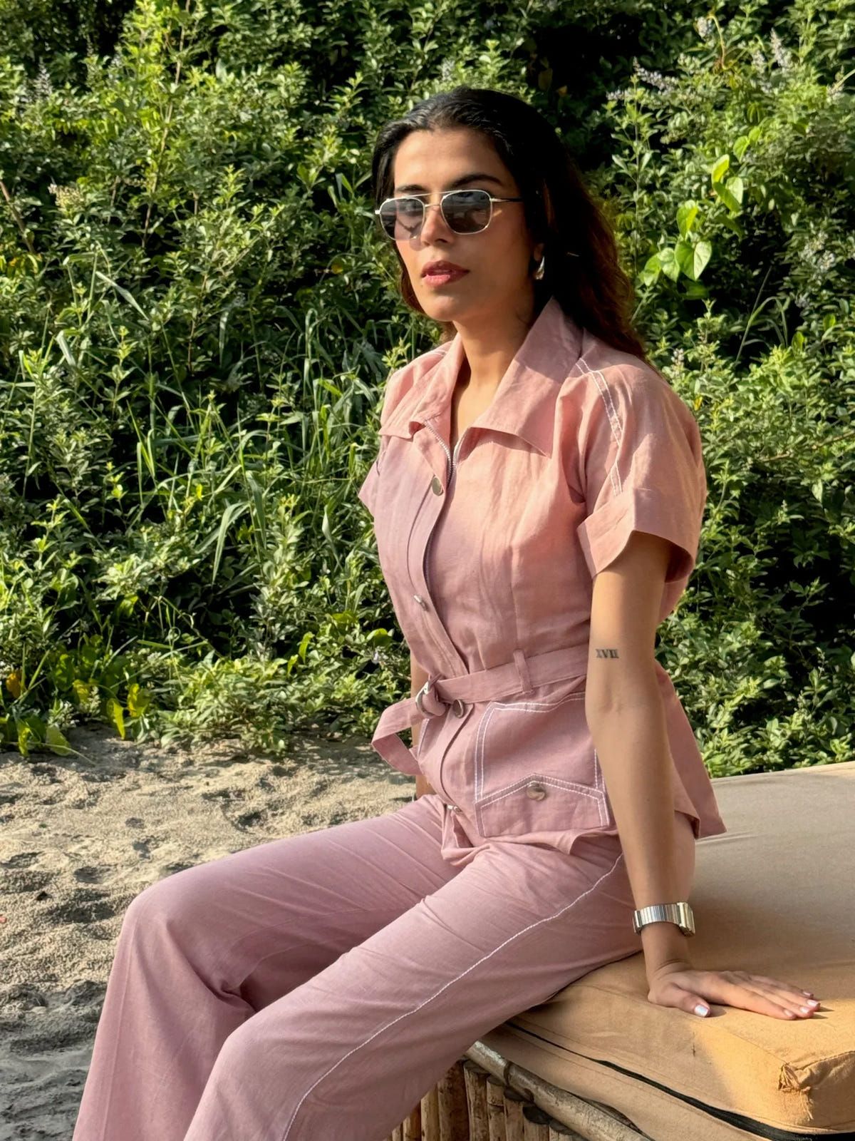 Rosy Belted Co-ord Set - image 6