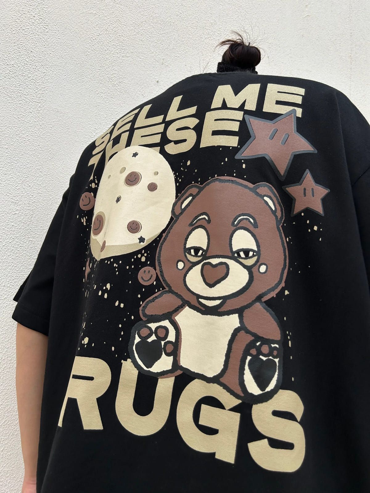 Sell Me The Drugs Black Oversized T-Shirt - image 2