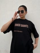 Sell Me The Drugs Black Oversized T-Shirt view 8
