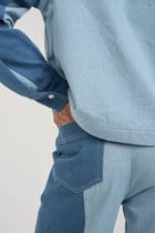 Twin Tone Women Denim Set view 5