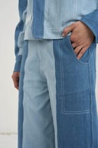 Twin Tone Women Denim Set view 6