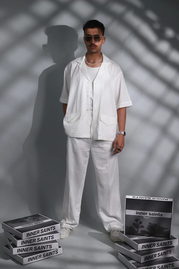 Inner Saints — Off White Essential Co-ord Set