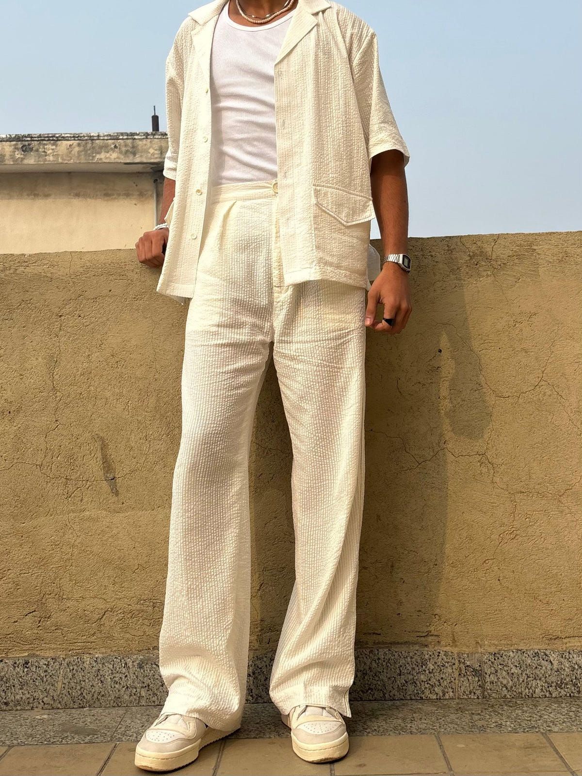 Off White Essential Co-ord Set - image 3