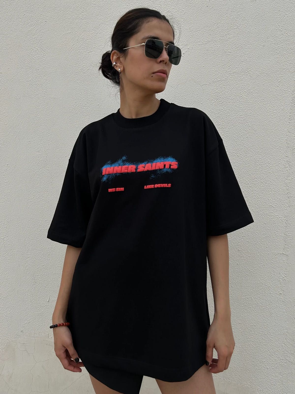 Rob The Town Black Oversized T-shirt - image 4