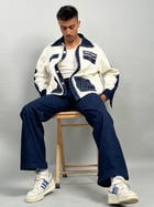 Unisex Denim White Blue Shirt view 6