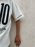 10/10 White Oversized T-Shirt view 2