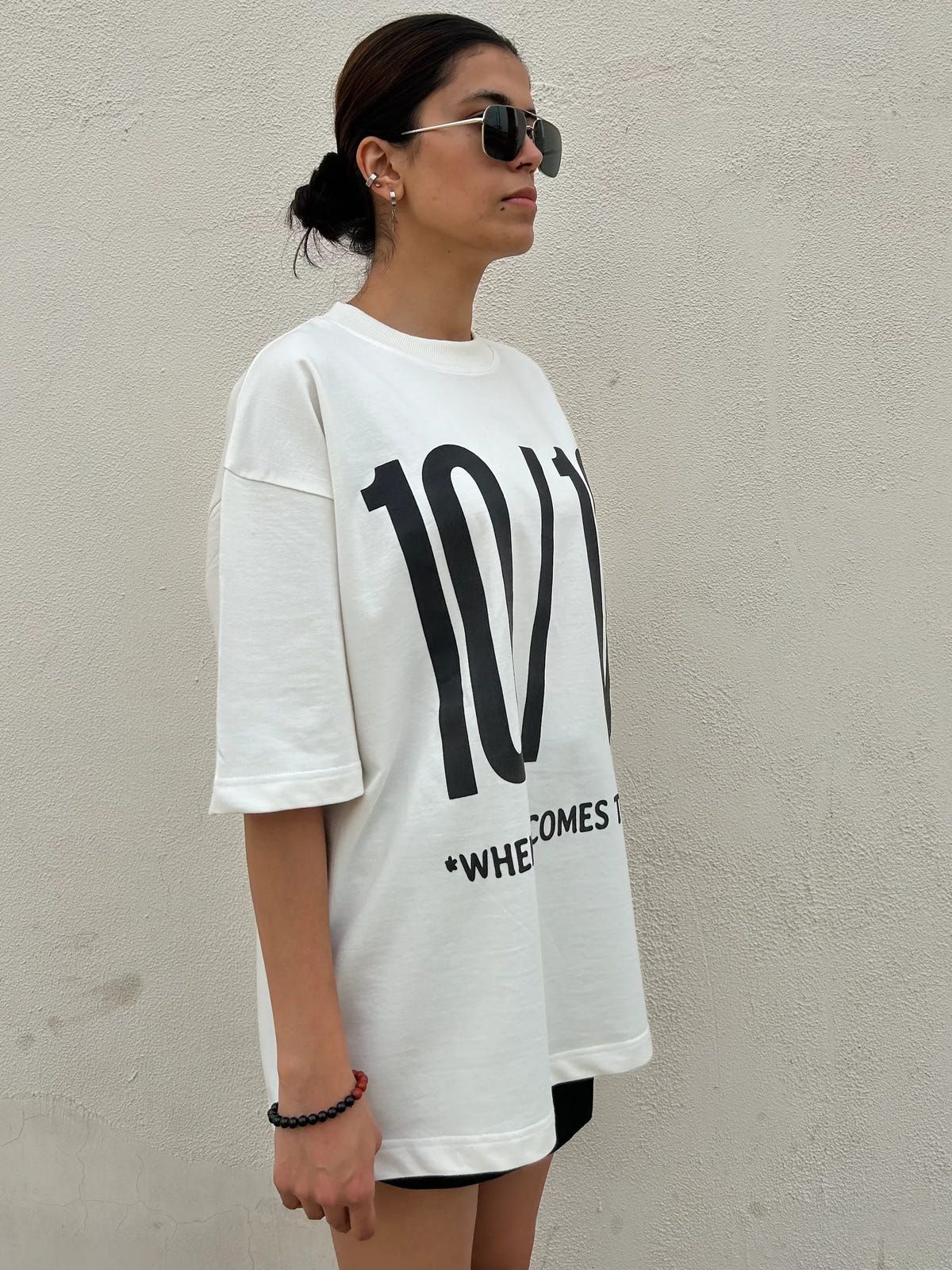 10/10 White Oversized T-Shirt - image 3