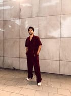 Wine Shirt & Pant Co-ord Set view 3