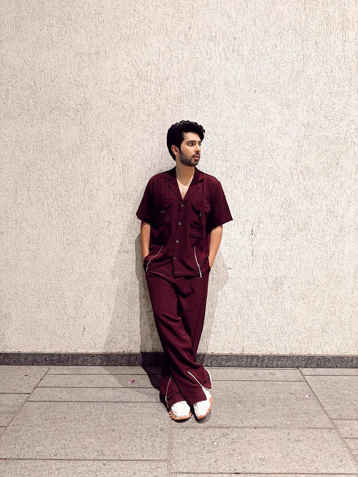 Wine Shirt & Pant Co-ord Set - image 4