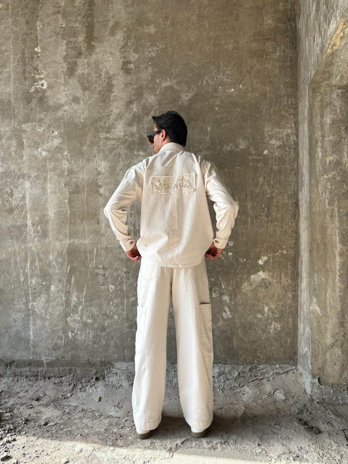 Ecru Full Sleeves Co-ord Set - image 7