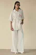 Ivory Bloom Linen Set view 2