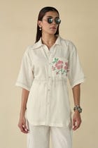 Ivory Bloom Linen Set view 3