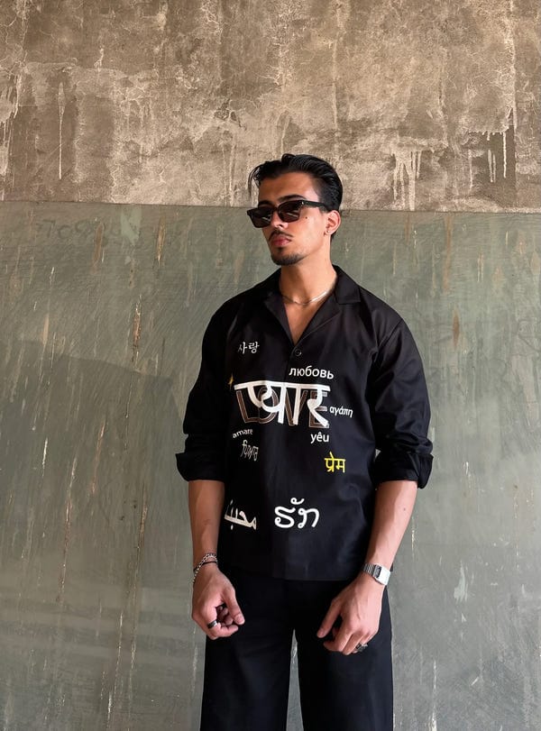 Inner Saints — Pyaar Black Shirt