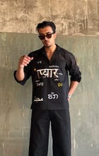 Pyaar Black Shirt view 5