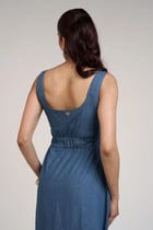 INDIGO DENIM DRESS view 8