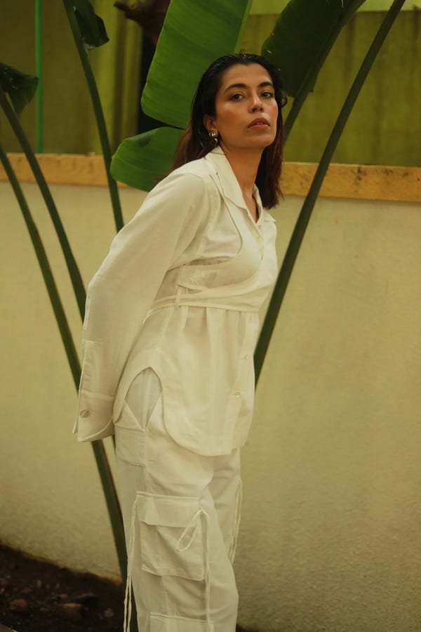 Inner Saints — Linen Off-White Utility Set