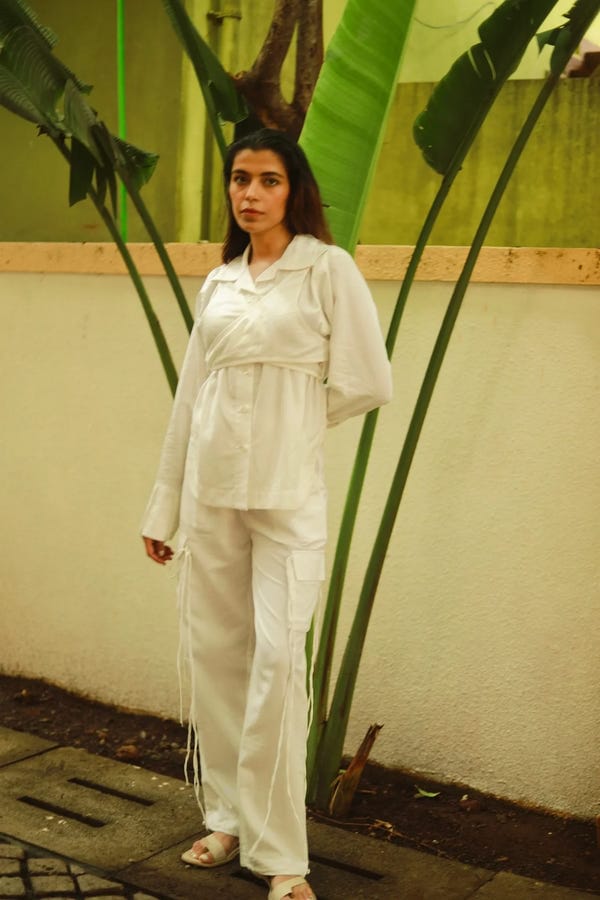 Inner Saints — Linen Off-White Utility Set