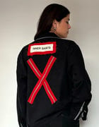 Black X Raw Zip Jacket view 1