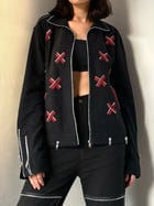 Black X Raw Zip Jacket view 5