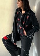 Black X Raw Zip Jacket view 6
