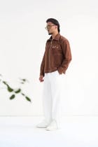 Aham Prema Brown Full Sleeve Shirt view 3