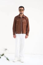 Aham Prema Brown Full Sleeve Shirt view 8