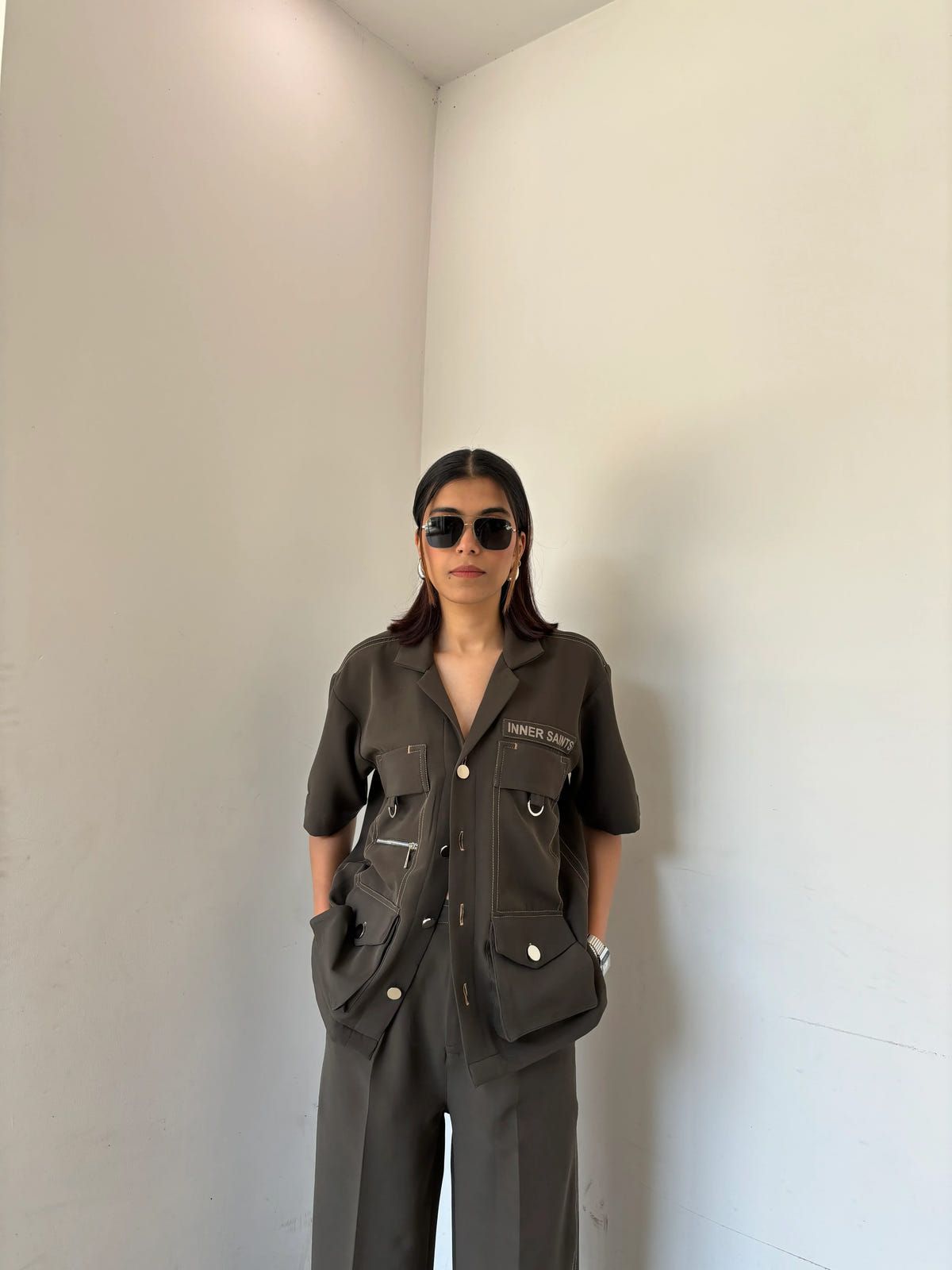 Dark Olive Co-ord Set - image 2