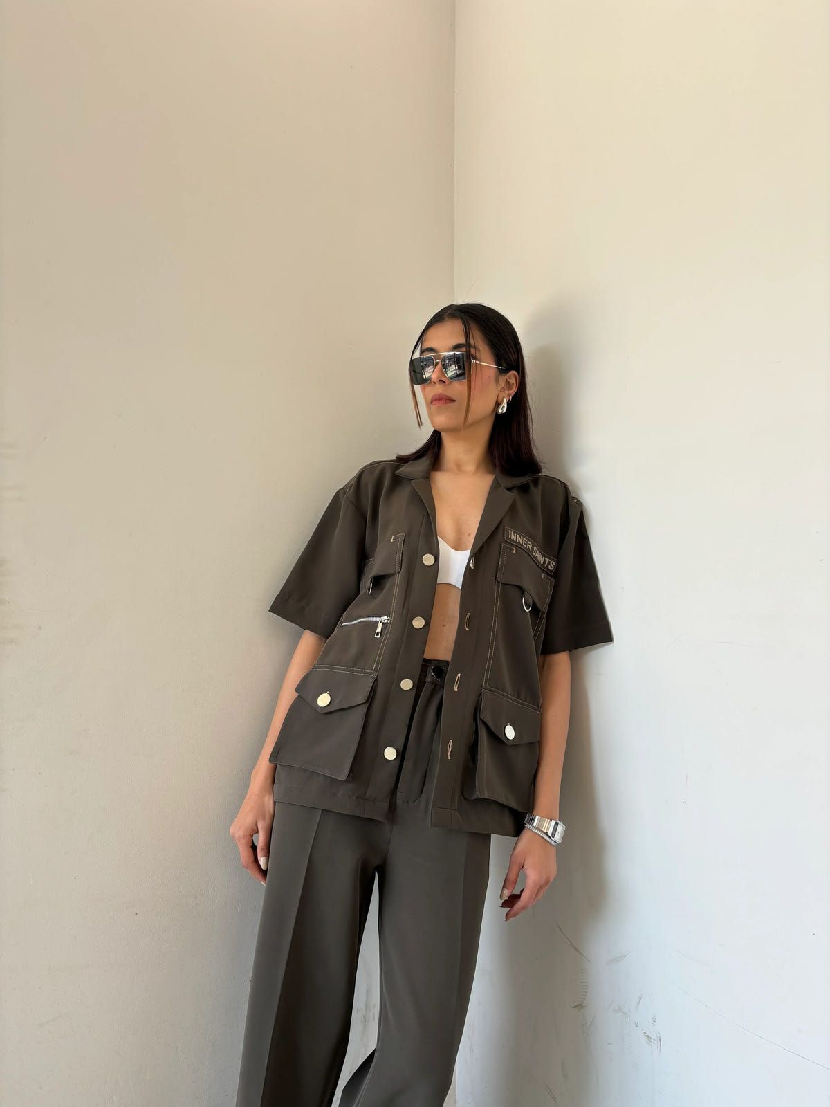 Dark Olive Co-ord Set - image 5