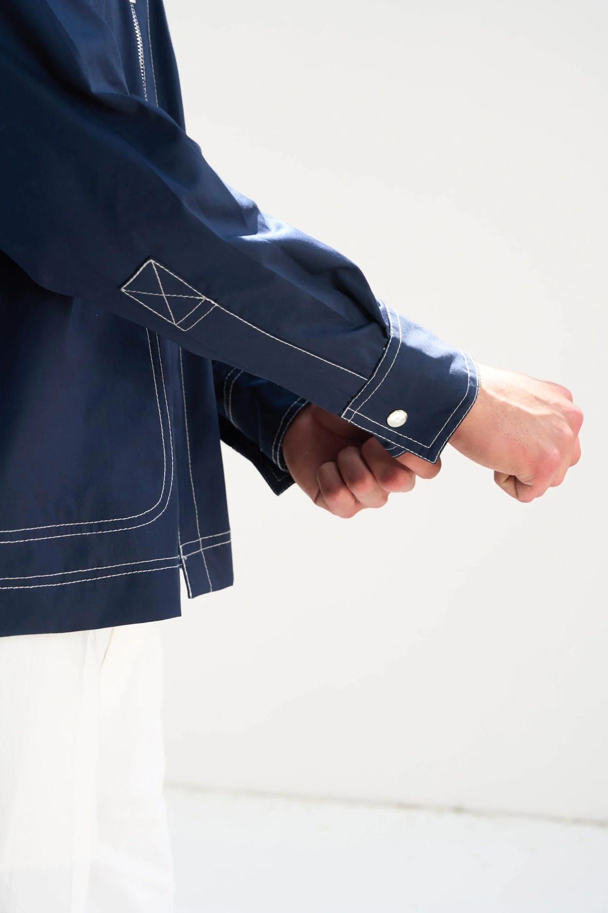 Aham Prema Navy Full Sleeve Shirt - image 3